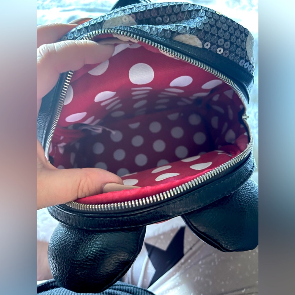 LOUNGEFLY x DISNEY PARKS MINNIE MOUSE MINI BACKPACK.